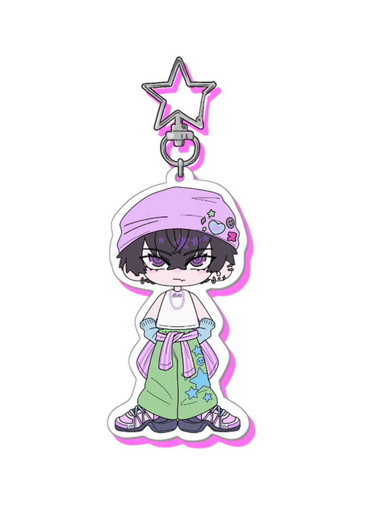 にじそうさく11 佐伯イッテツ 捏造衣装アクリルキーホルダー