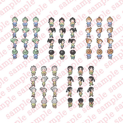 【ピクスク用】忍たま乱太郎 二年生アバター