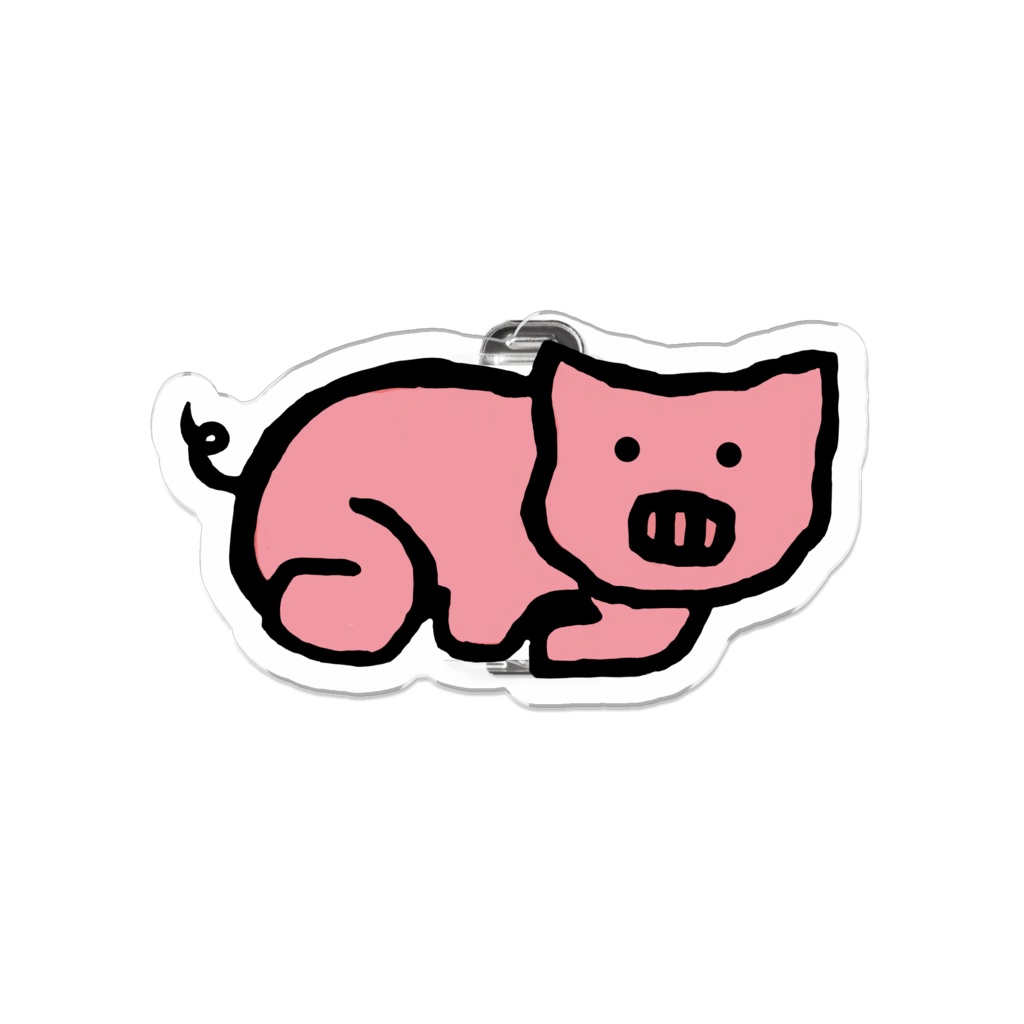 アクリルバッジ(ぶーぶー)