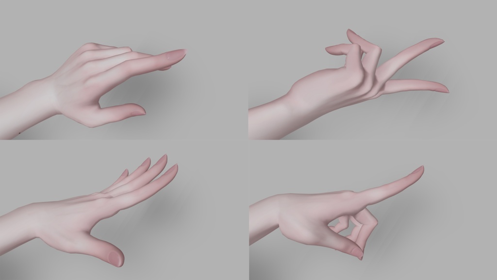 【全28種】写真撮影向けハンドジェスチャー【MA対応 Expression Menuからの呼び出しギミック付き】