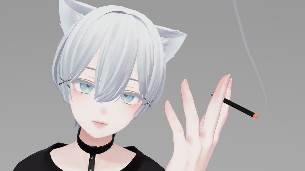 【LUMINA対応追加!】【さたにあ式タバコギミック用】追加ジェスチャーギミック【MA対応】(2025/10/28更新)