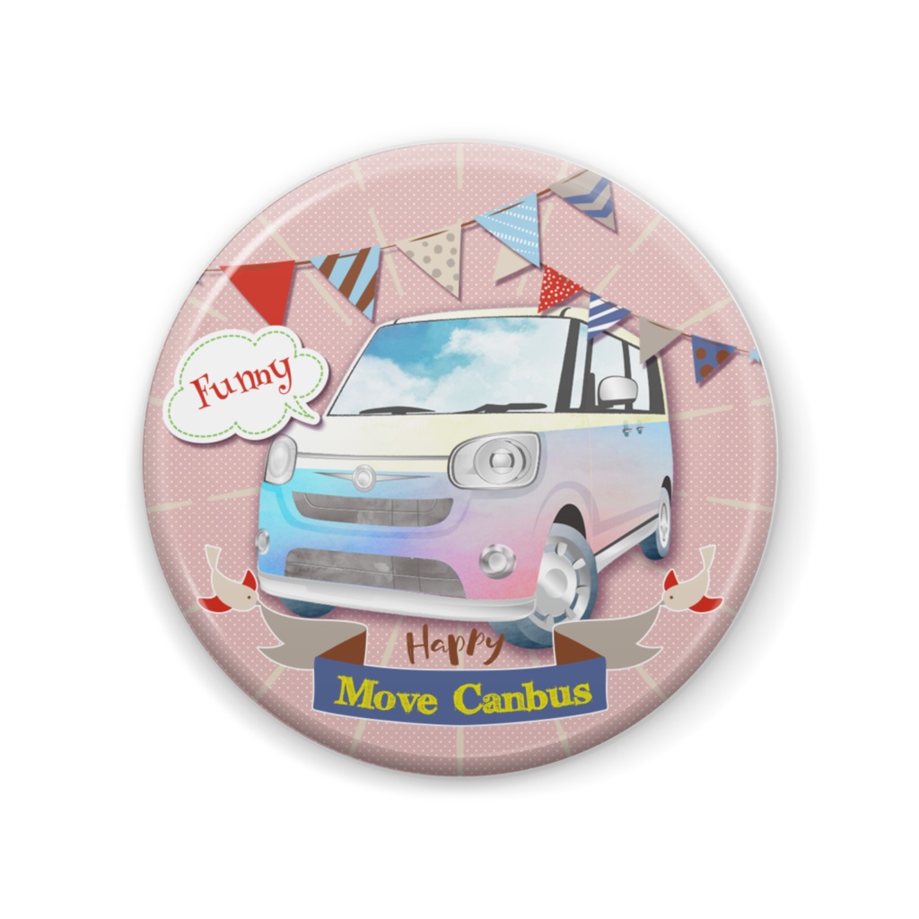 ムーヴキャンバス 缶バッジ(57mm)