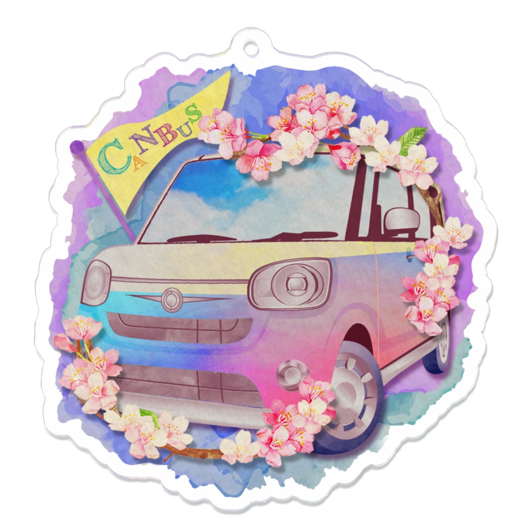 ムーヴキャンバス アクリルキーホルダー