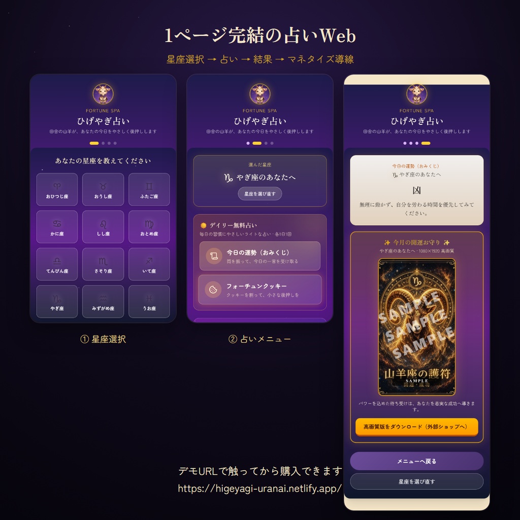 Threads集客用 占いWebアプリ ホワイトラベルキット