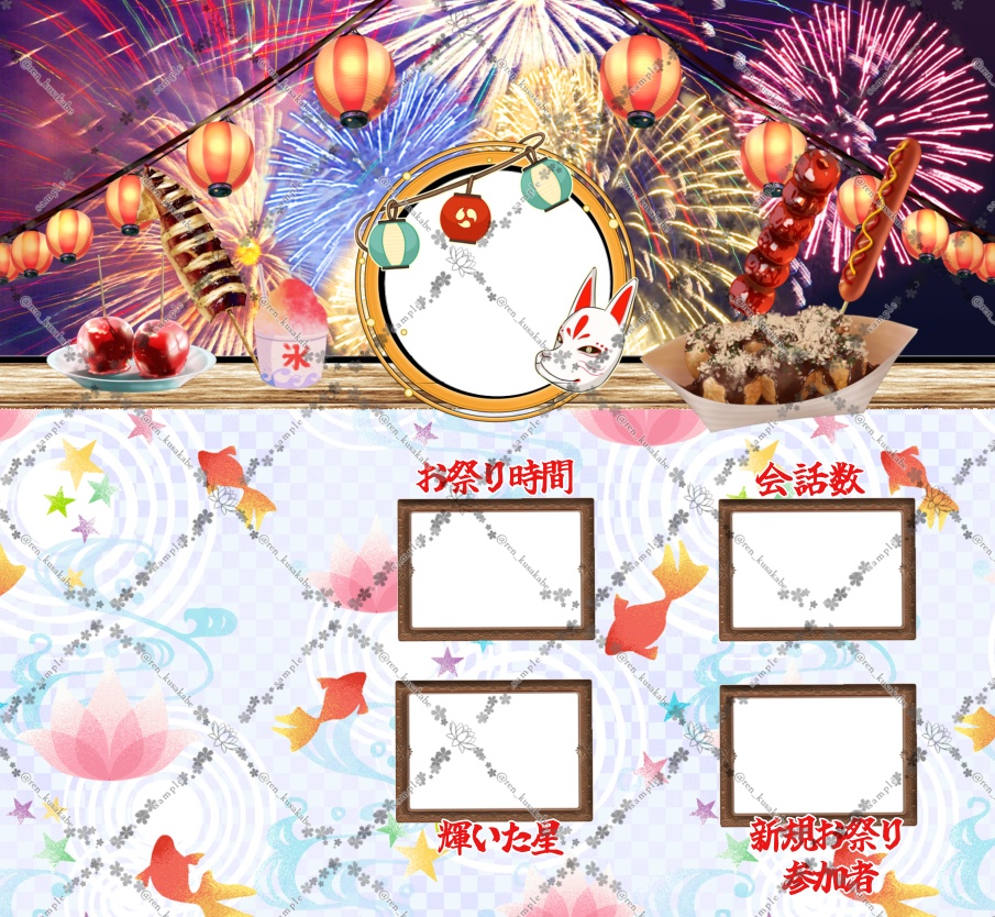 お祭りリザルト画面