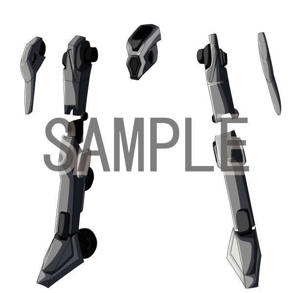 【コラージュセット】DM-2W デッドマン type 2W 脚部