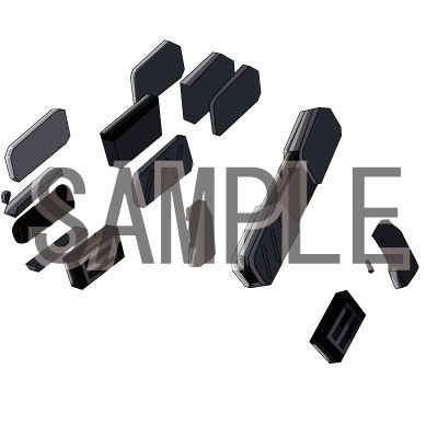 【コラージュセット】SK ソリッドナイトシリーズ SKサブマシンガン