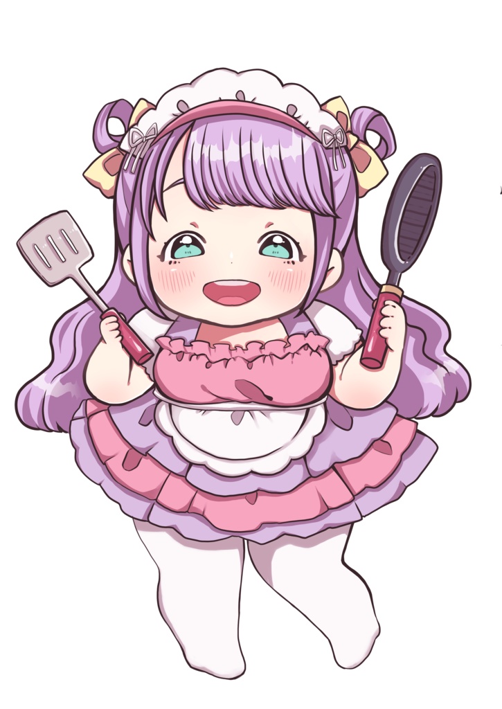 ふくよカフェメイドさんアクリルキーホルダー3