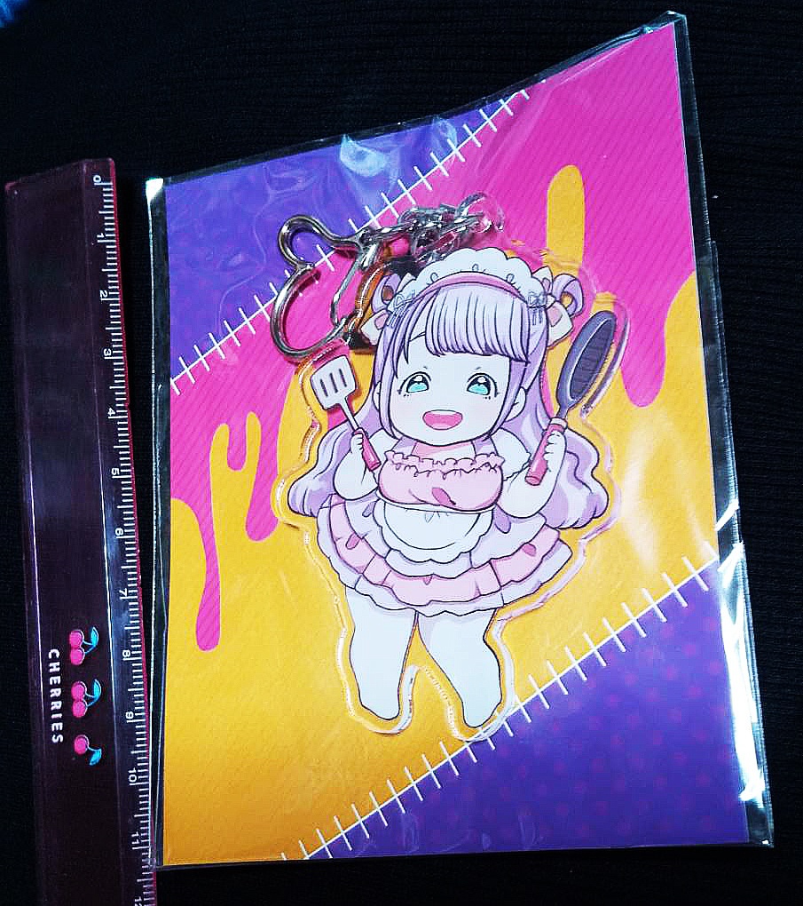 ふくよカフェメイドさんアクリルキーホルダー3