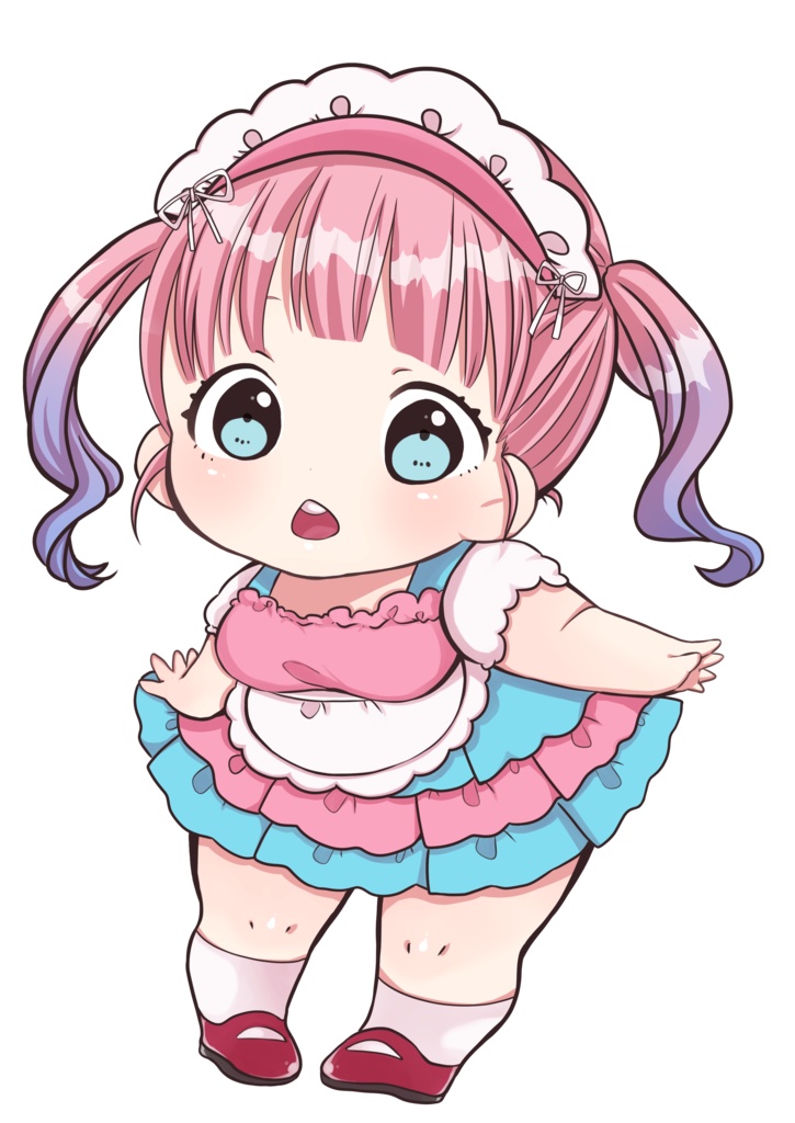 ふくよカフェメイドさんアクリルキーホルダー5