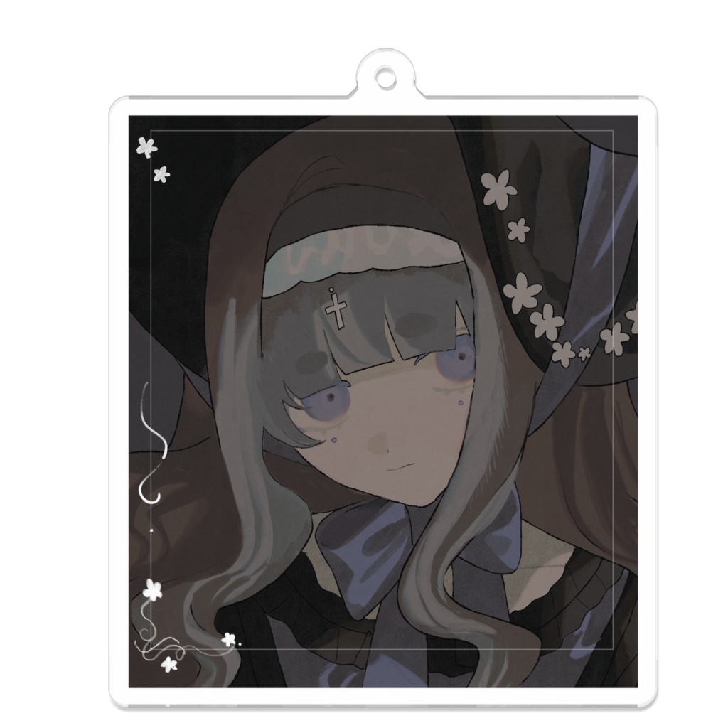 お花ちゃんアクリルキーホルダー