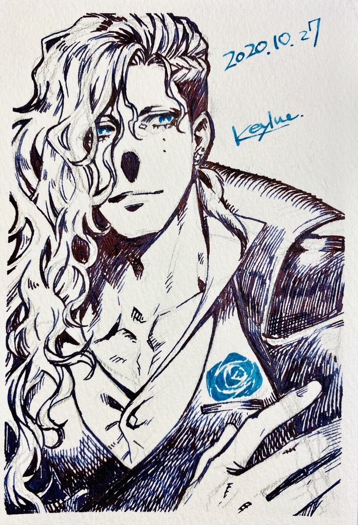 アナログイラスト リクエスト原画