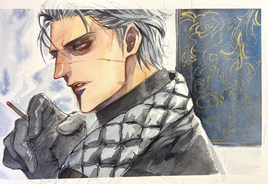 アナログイラスト リクエスト原画