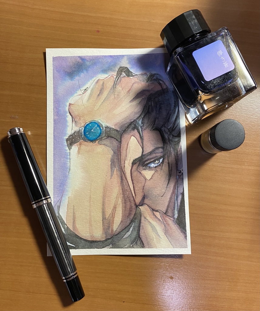 アナログイラスト リクエスト原画