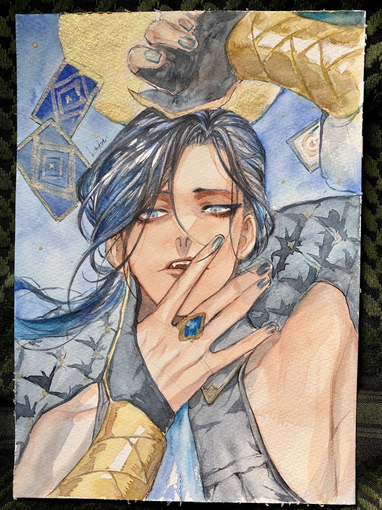 "星詠"【アナログイラスト原画】