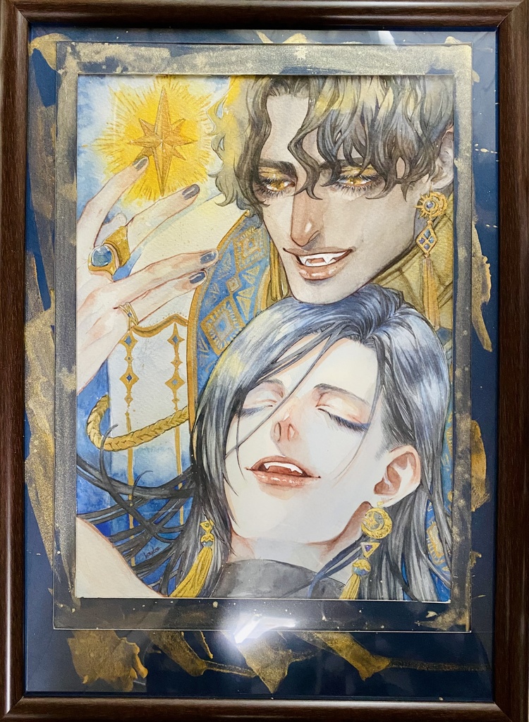 凍星【アナログイラスト原画】