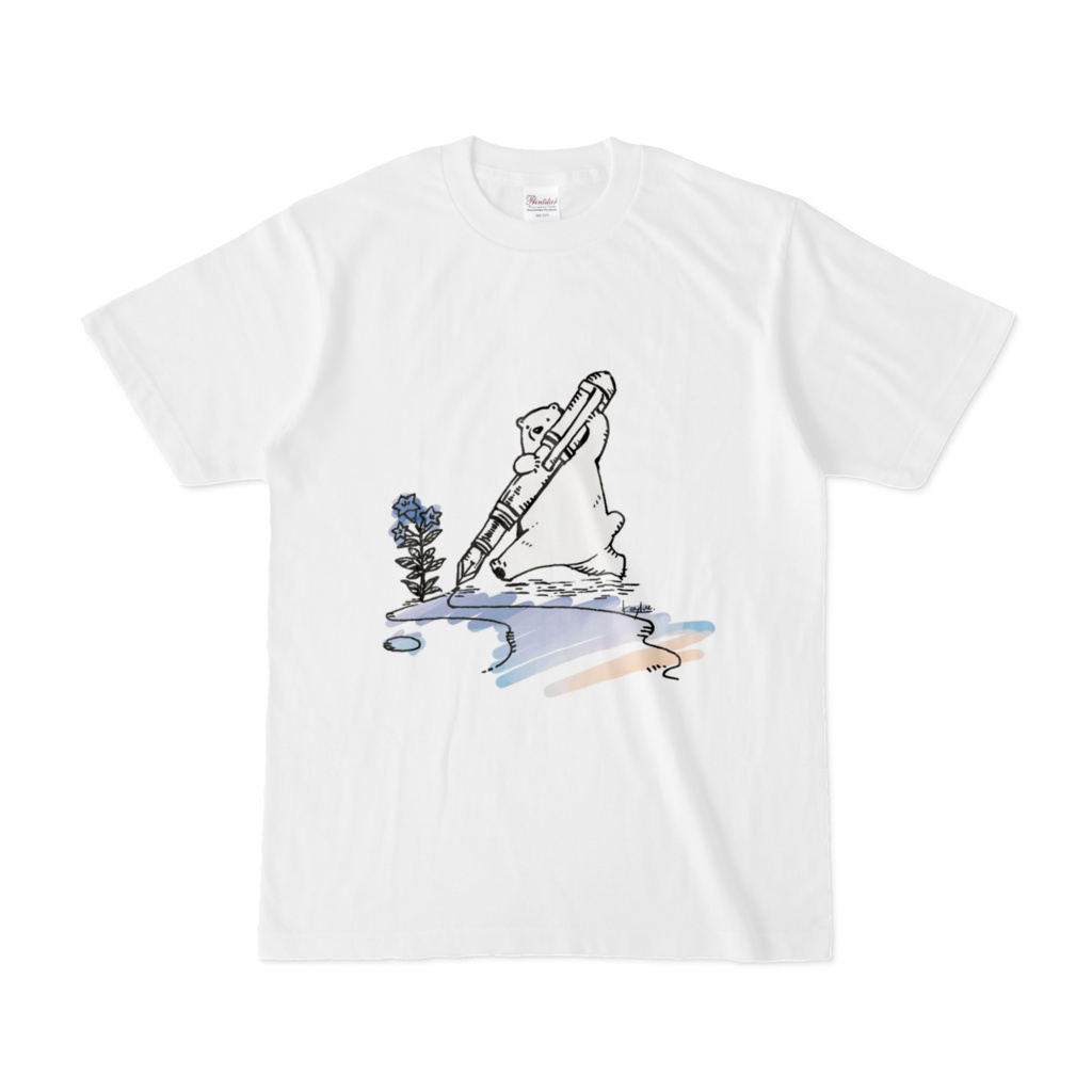 インク沼のしろくまTシャツ