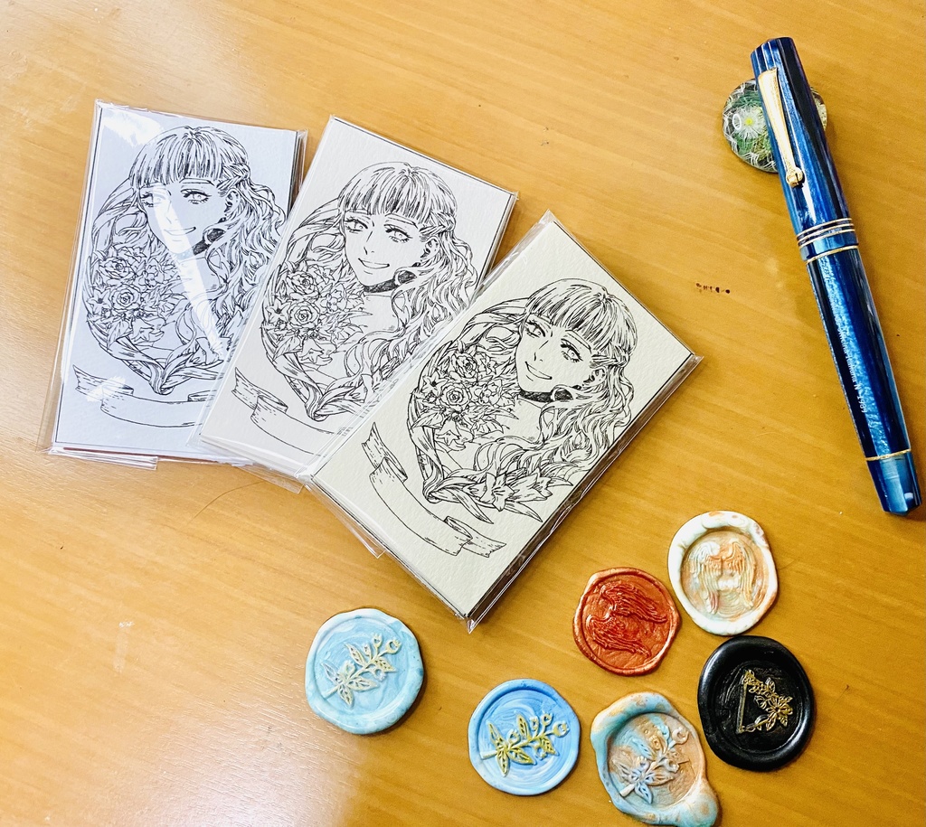 【画用紙版】インクだまりのアトリビュート　インクカード