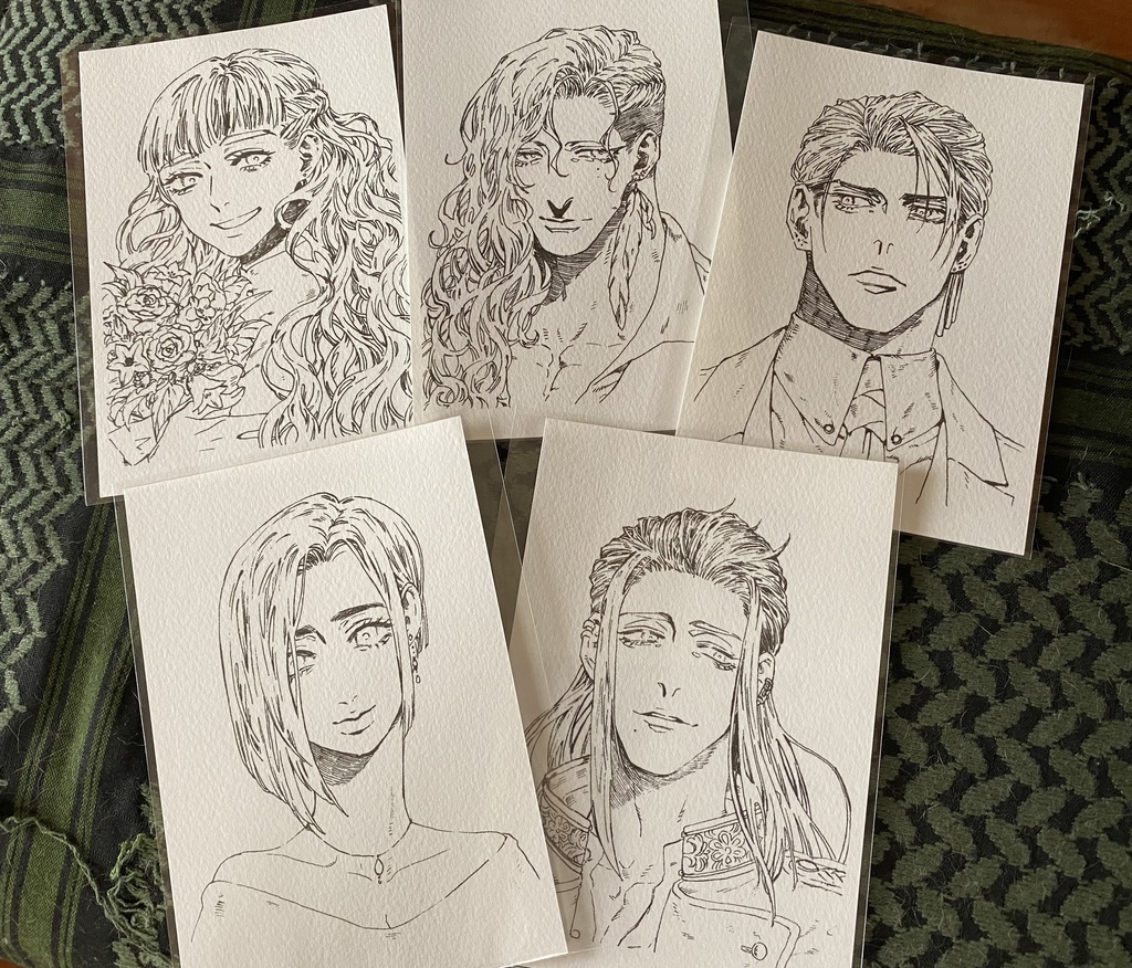 【ワトソン紙】インクだまりのアトリビュート　塗り絵