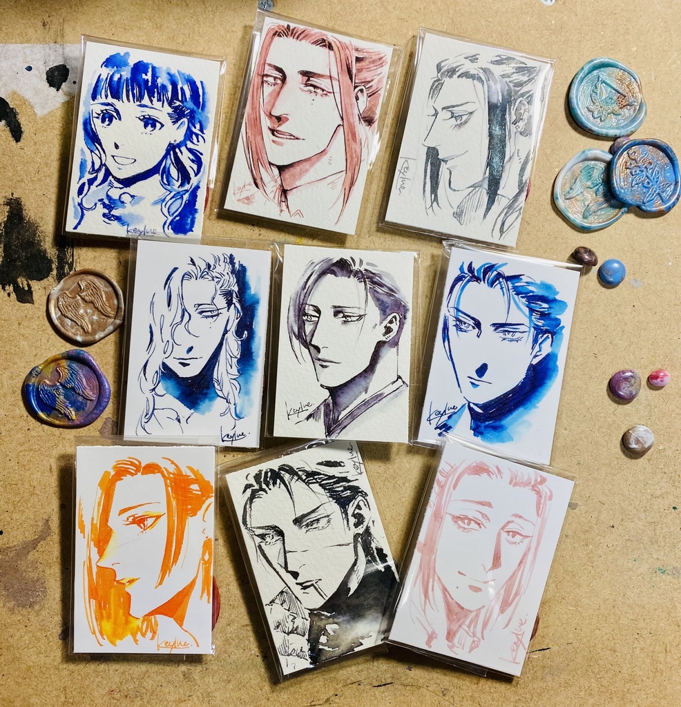 原画ガチャ+封蝋