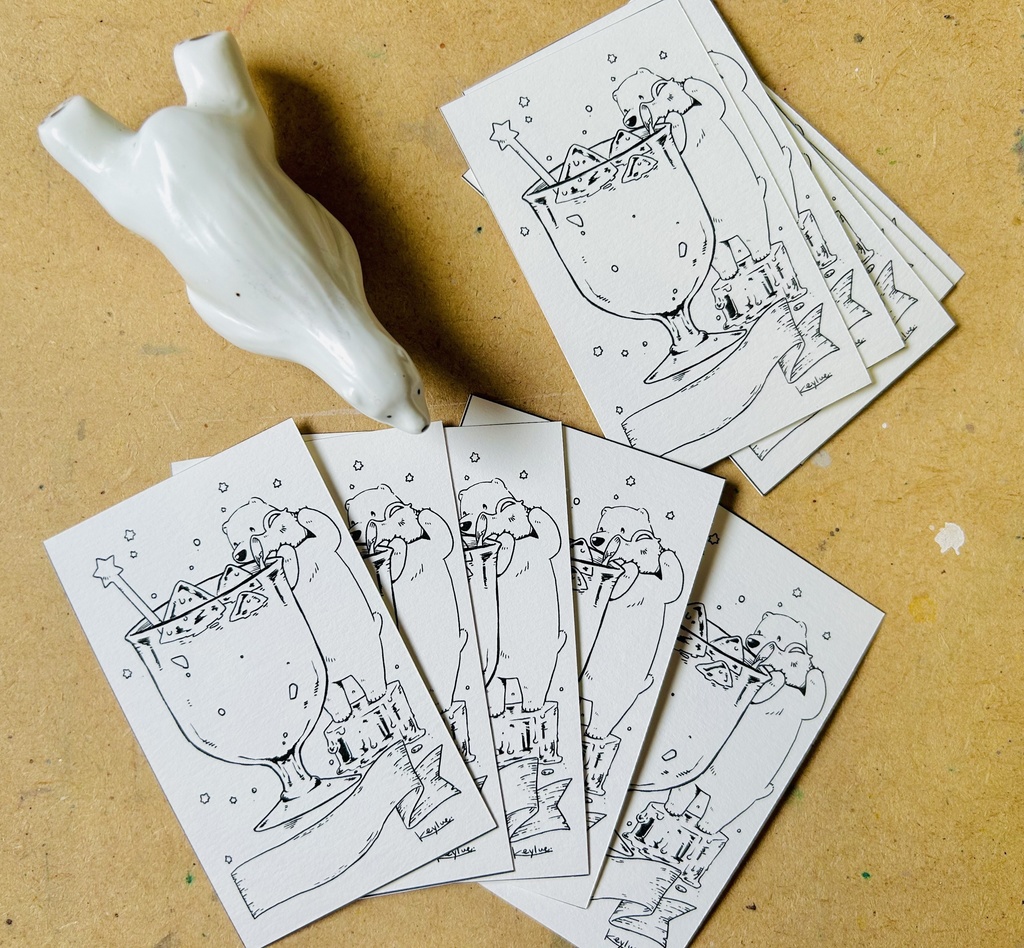 しろくまソーダのインクカード