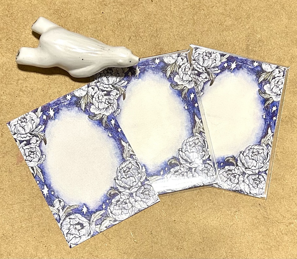 青芍薬 ミニ便箋