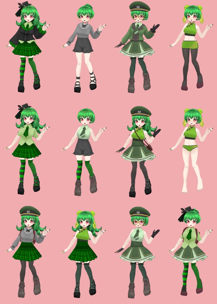 「ドリーミィ・ルル」VRChat想定オリジナル3Dモデル