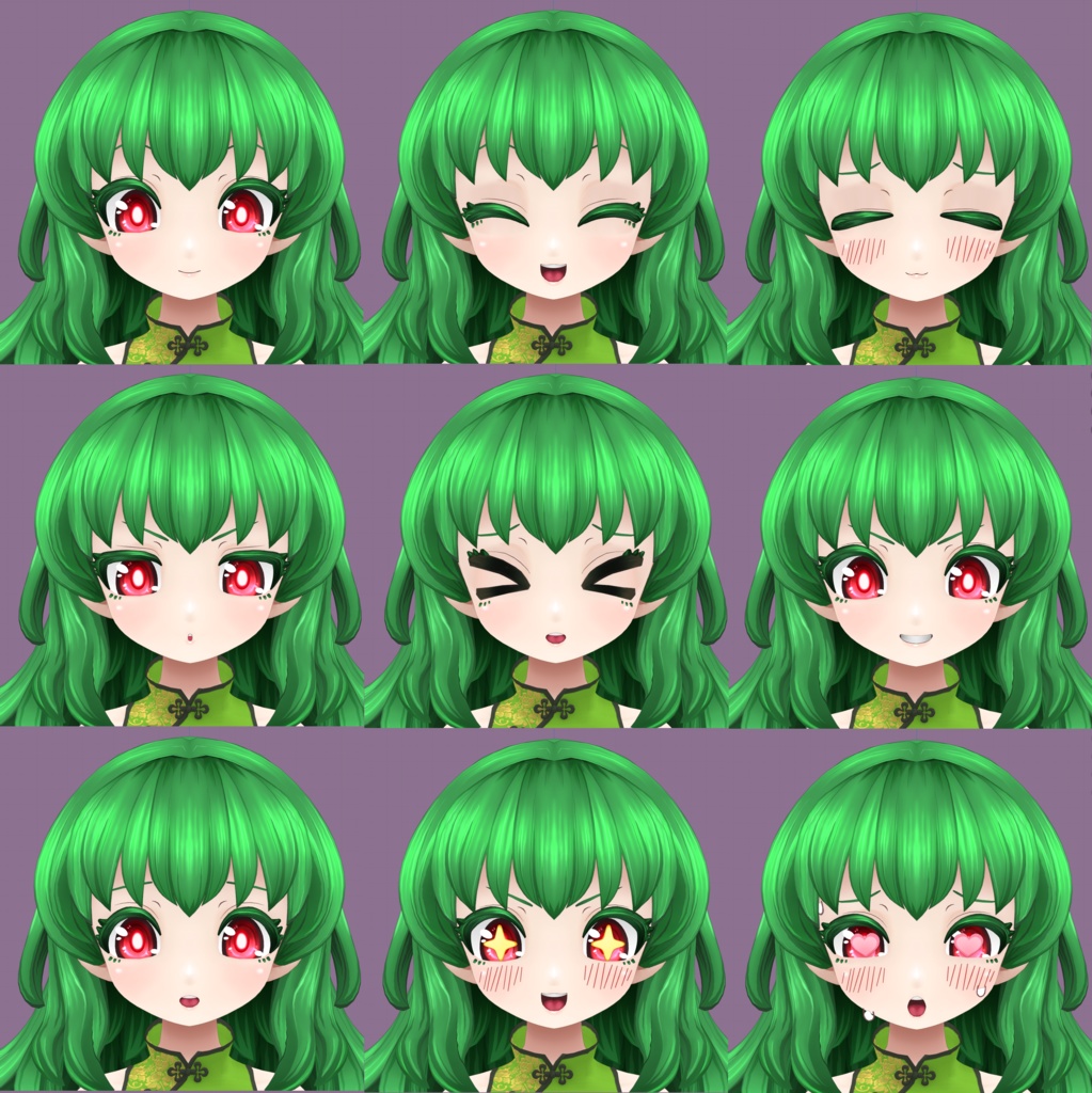 「ドリーミィ・ルル」VRChat想定オリジナル3Dモデル