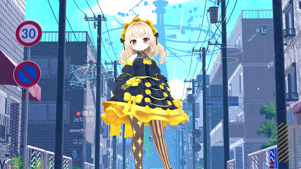 カプレッタ capretta VRChat想定オリジナル3Dモデル