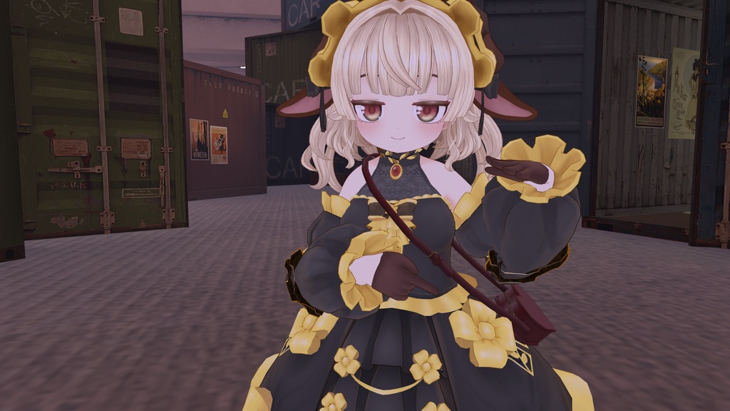 カプレッタ capretta VRChat想定オリジナル3Dモデル