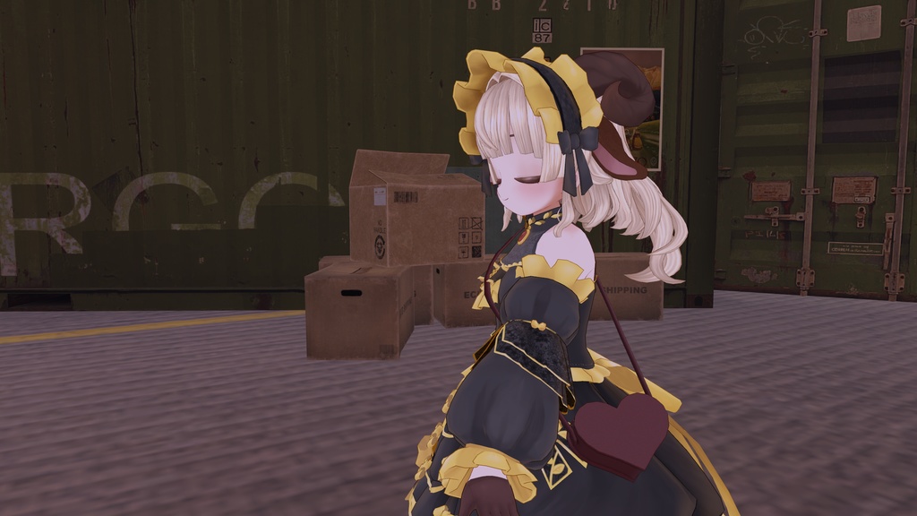 カプレッタ capretta VRChat想定オリジナル3Dモデル