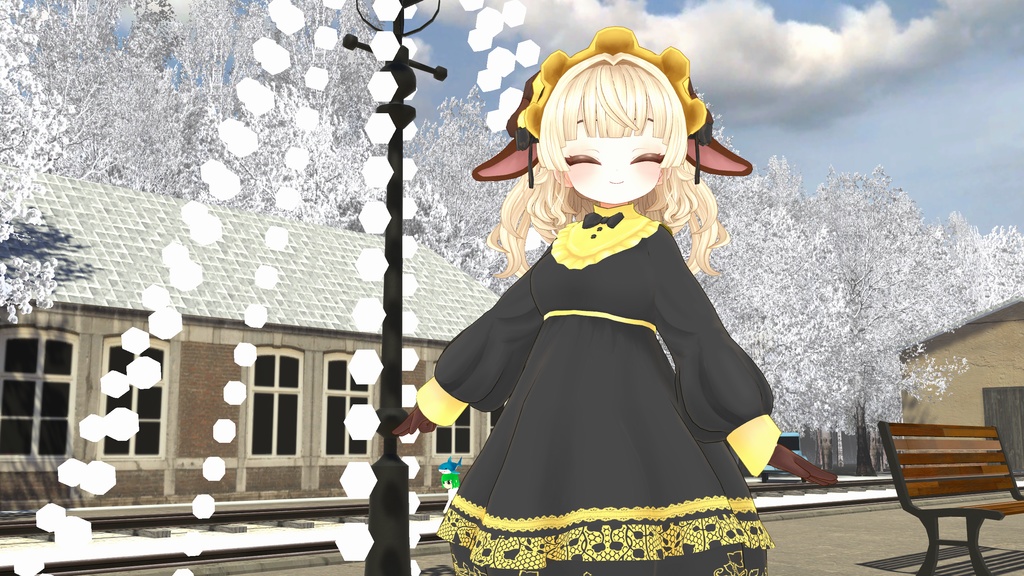 カプレッタ capretta VRChat想定オリジナル3Dモデル