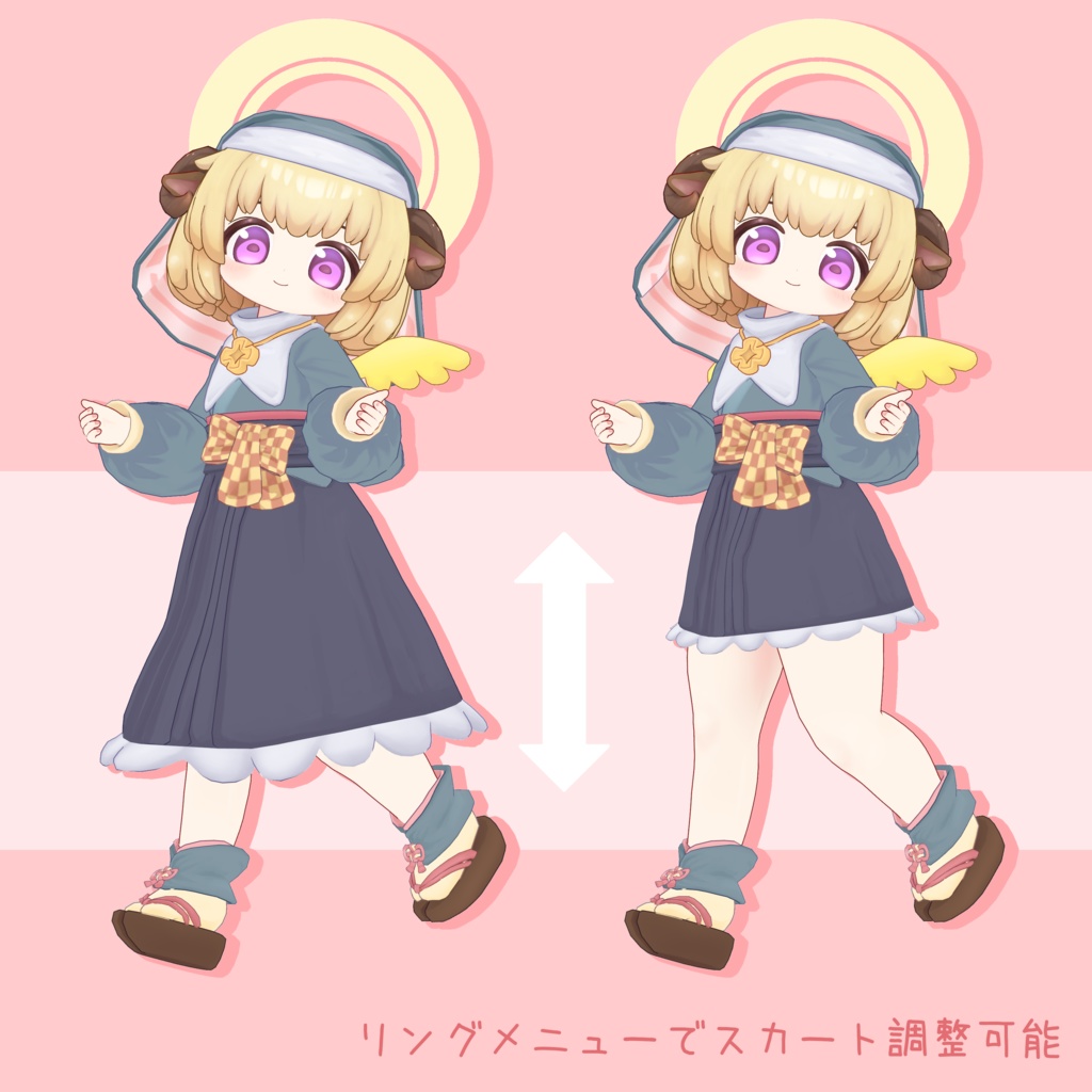 シスターペコラ Sister Pecora (VRChat想定アバター)