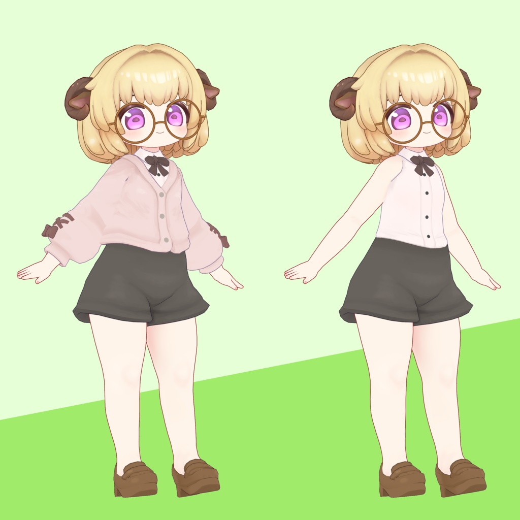 シスターペコラ Sister Pecora (VRChat想定アバター)