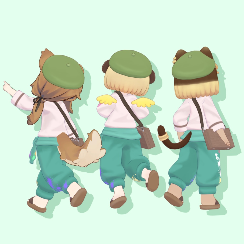 お絵かきつなぎ まめふれんず・シスターペコラ対応 - rls-house