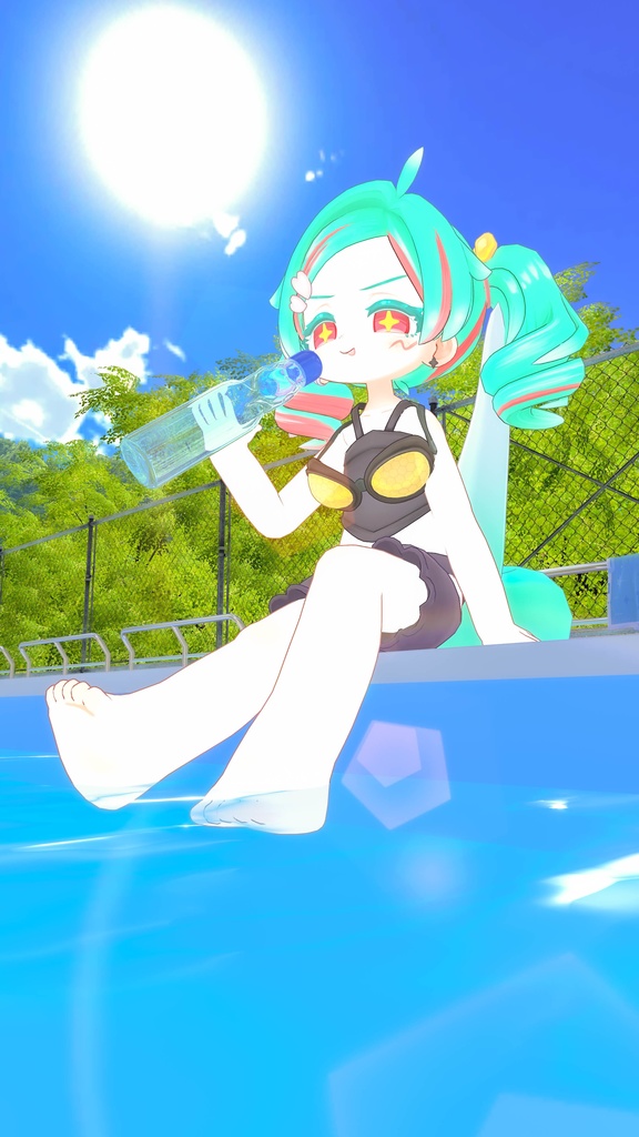 イオ・ドラゴニュート IO Dragonewt【VRChat向けオリジナル3Dモデル】