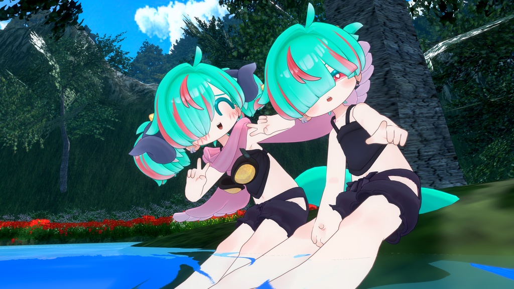 イオ・ドラゴニュート IO Dragonewt【VRChat向けオリジナル3Dモデル】