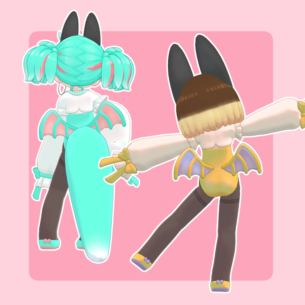 ドラゴニュートバニー まめふれんず対応衣装