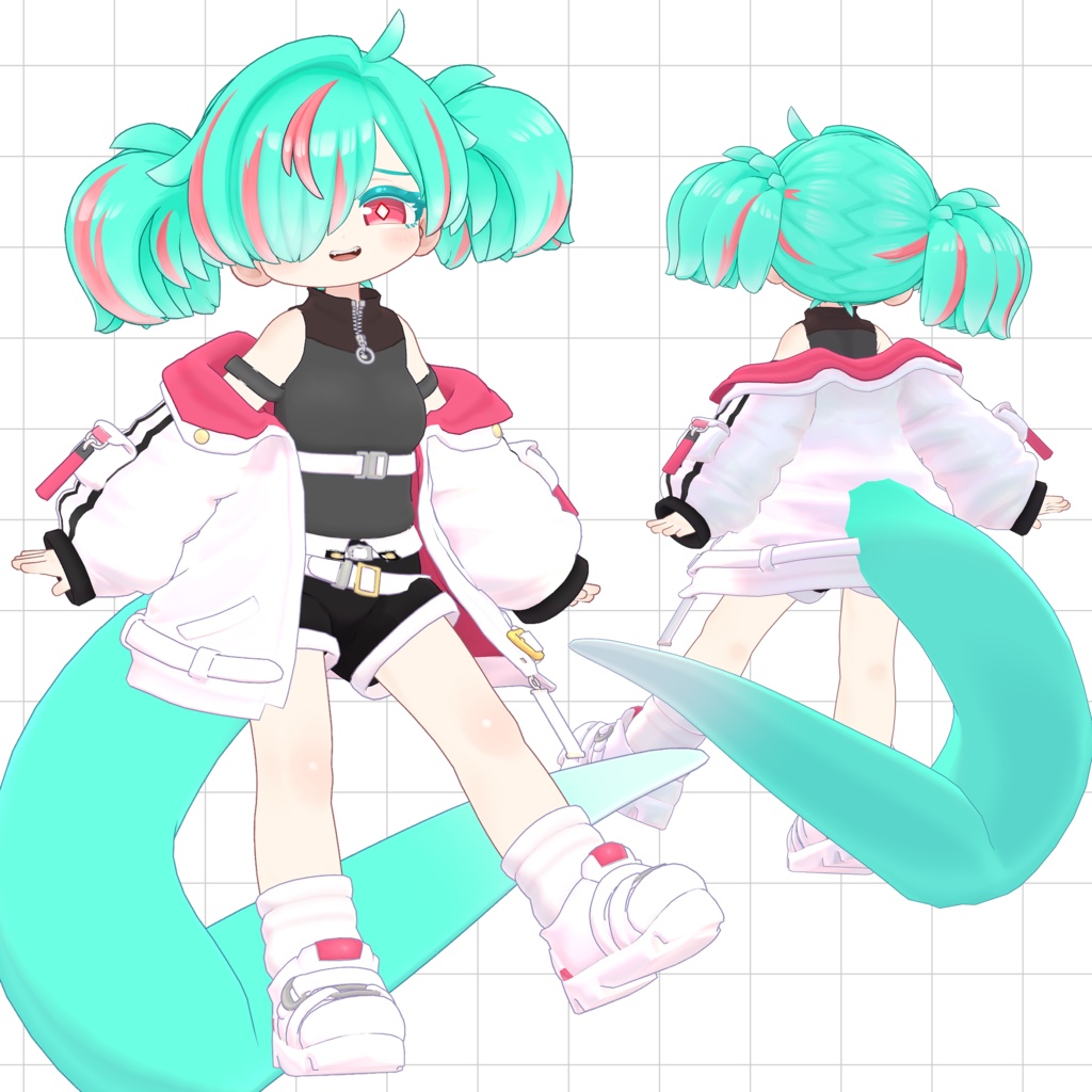 アララギジャケット まめふれんず対応 Vtuberコラボ衣裳