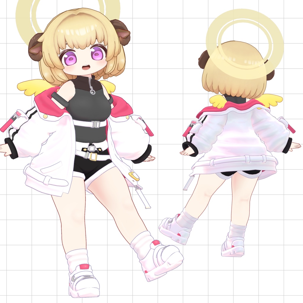 アララギジャケット まめふれんず対応 Vtuberコラボ衣裳