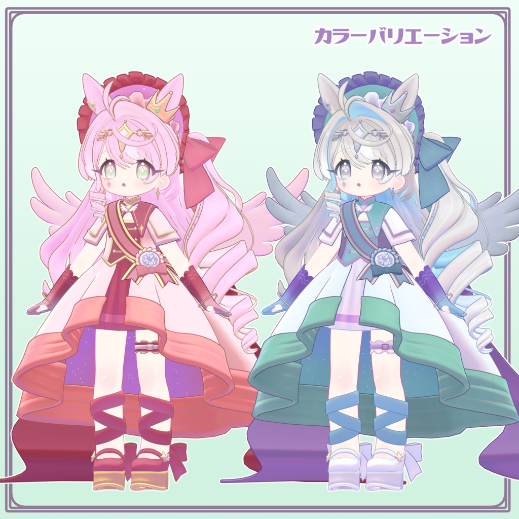 ぴかすす【VRChat向けオリジナル3Dモデル】