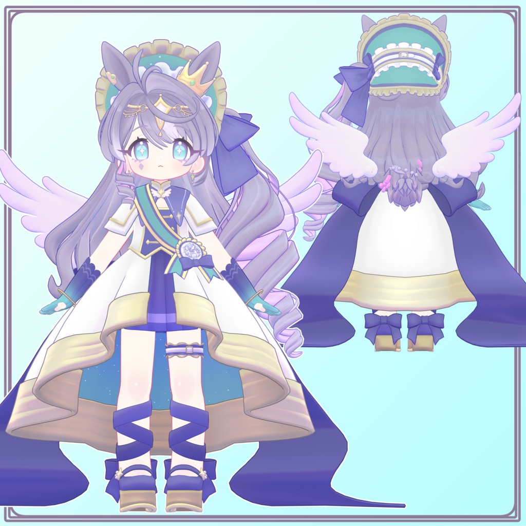 ぴかすす【VRChat向けオリジナル3Dモデル】