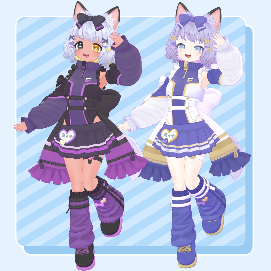 雛月ミィナ ver.2【VRChat向けオリジナル3Dモデル】