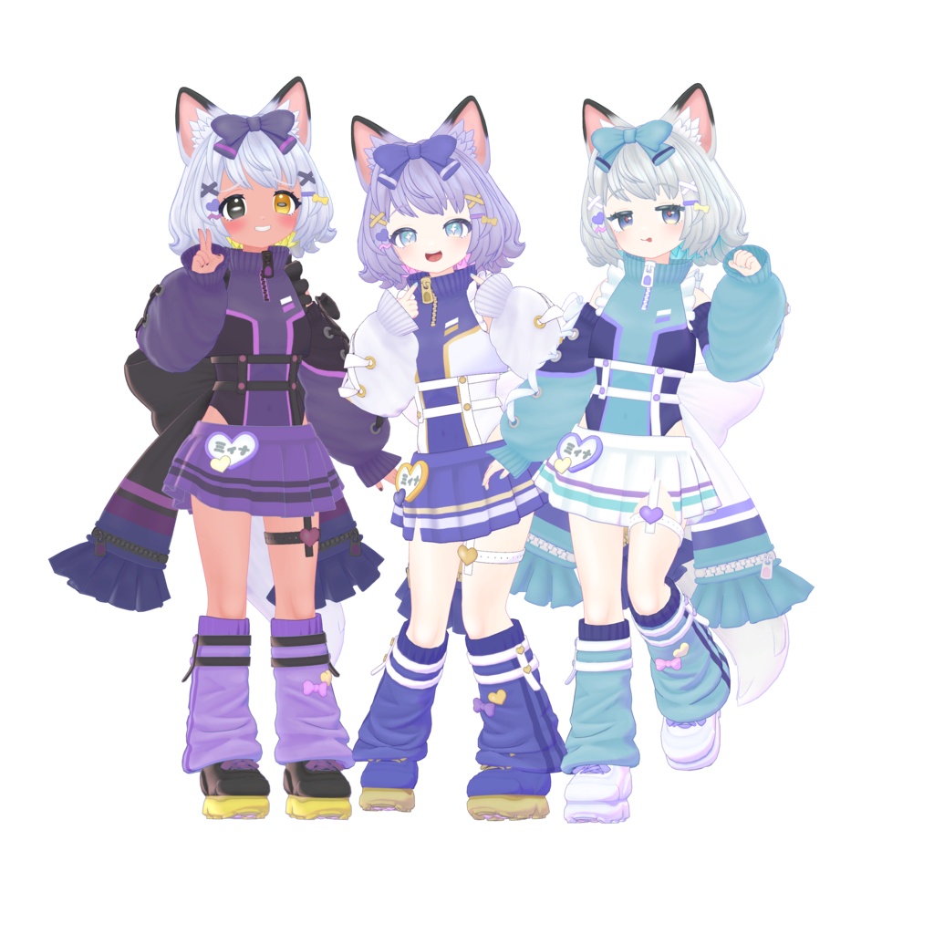 雛月ミィナ ver.2【VRChat向けオリジナル3Dモデル】