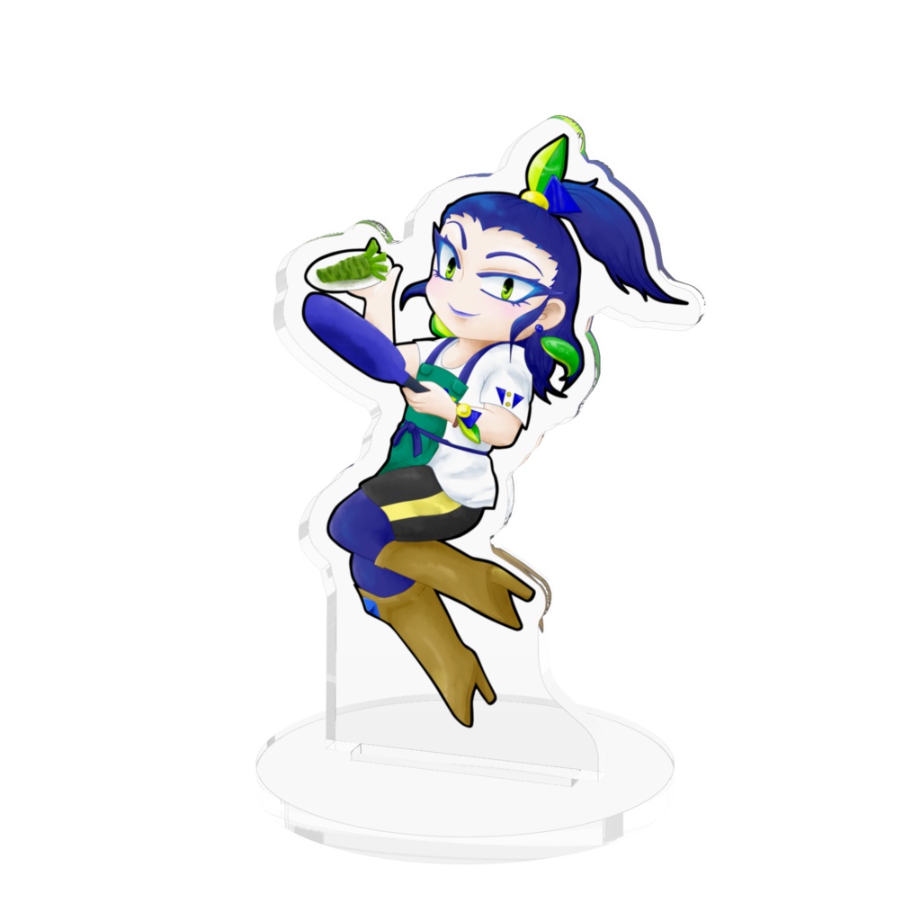 露草縹・アクリルスタンド(中)