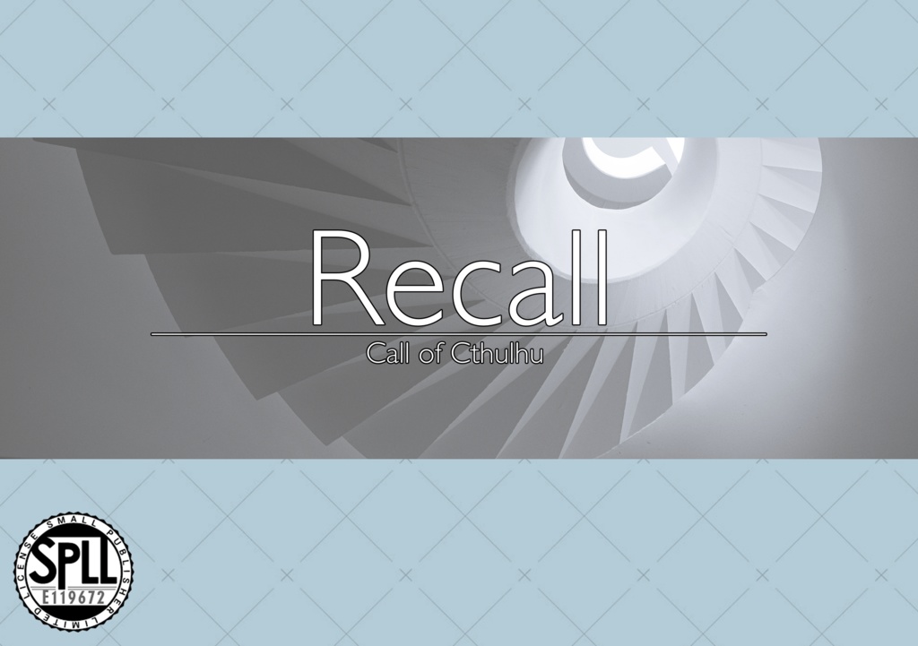 CoCシナリオ6版『Recall』【SPLL:E119672】