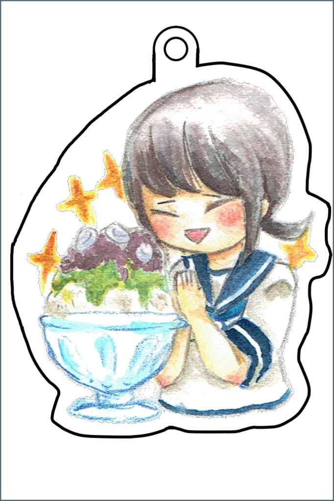 吹雪アクリルキーホルダー