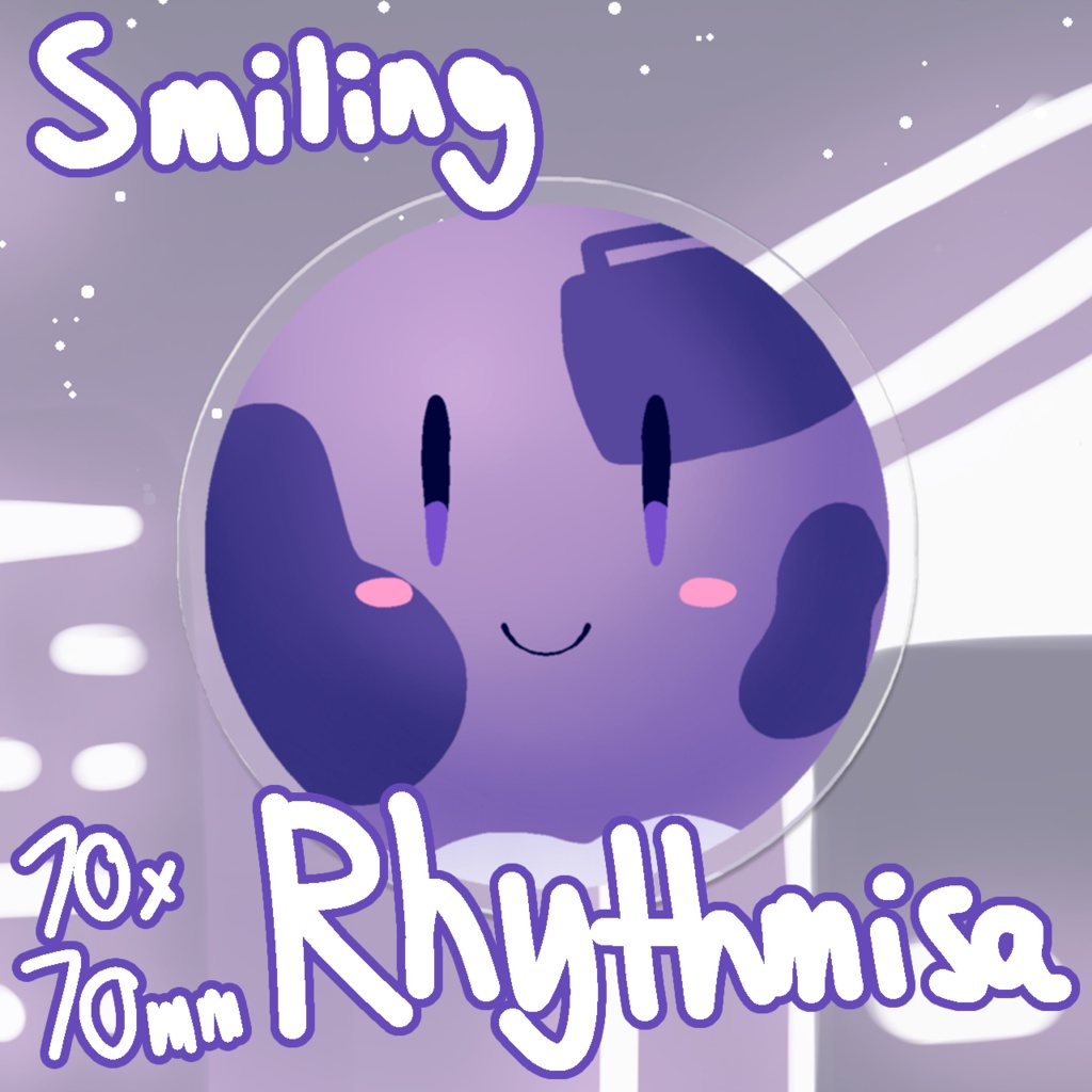 Smiling Rhythmisa (Acrylic Badge)