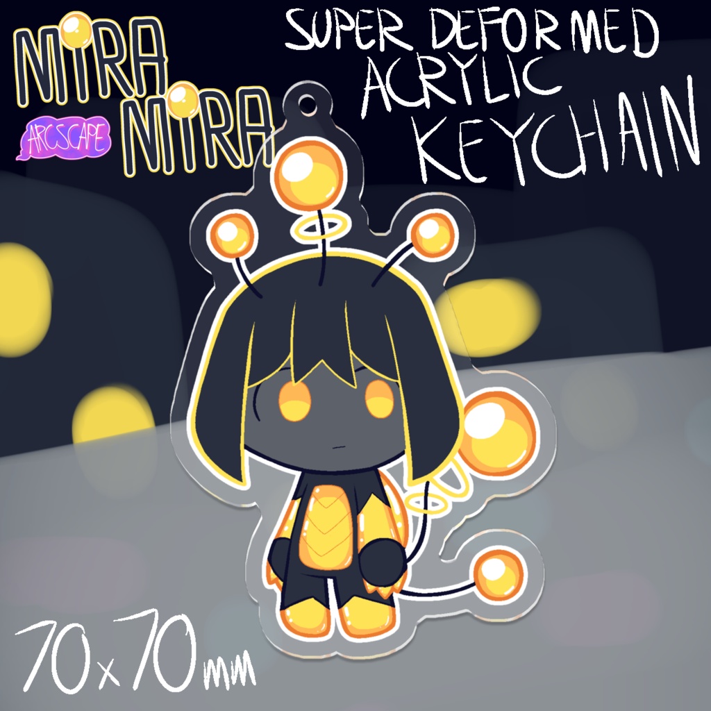 Miramira SD Acrylic Keychain