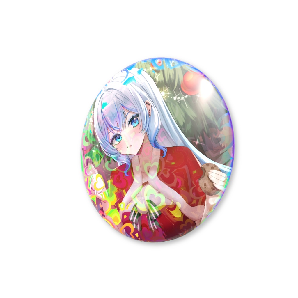 クリスマスホロ缶バッジver.2025